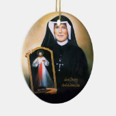 Saint Faustina, Divine Mercy Keramisch Ornament (Rechts)