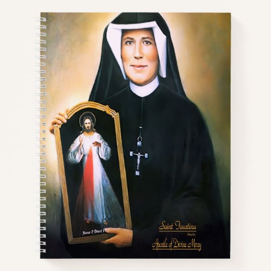 Saint Faustina, Divine Mercy Notitieboek (Voorkant)