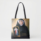 Saint Faustina, Divine Mercy Tote Bag (Voorkant)