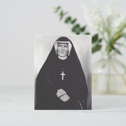 Saint Faustina Kowalska Briefkaart (Staand voorkant)