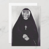 Saint Faustina Kowalska Kaart (Voorkant / Achterkant)