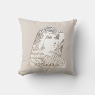 Saint Faustina Kowalska Kussen