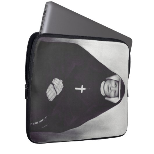 Saint Faustina Kowalska Laptop Sleeve (Voorkant Rechts)