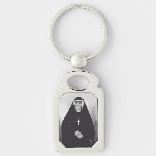 Saint Faustina Kowalska Sleutelhanger (Voorkant)