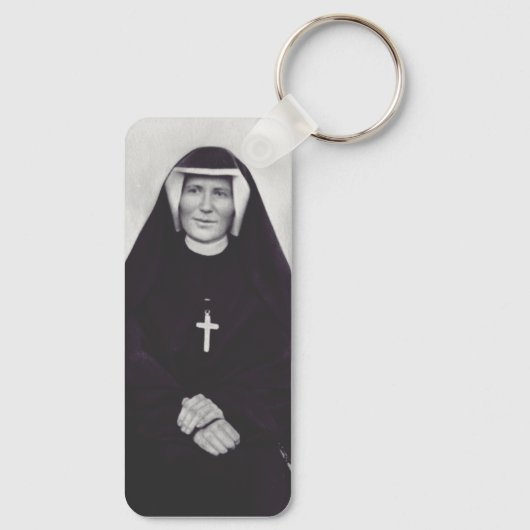 Saint Faustina Kowalska Sleutelhanger (Achterkant)