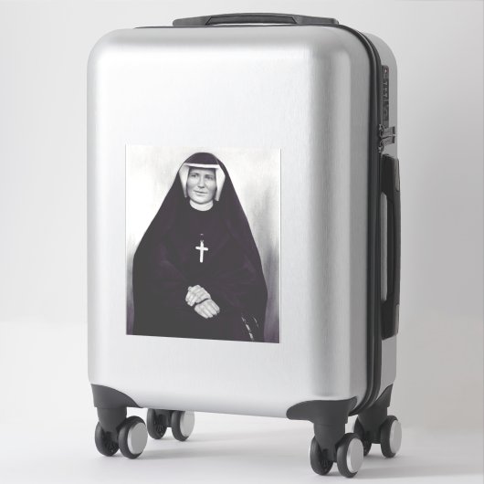 Saint Faustina Kowalska Sticker (Koffer)
