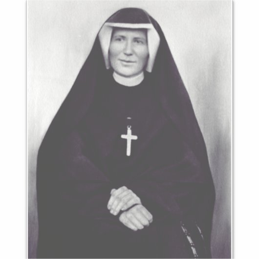 Saint Faustina Kowalska Sticker (Voorkant)