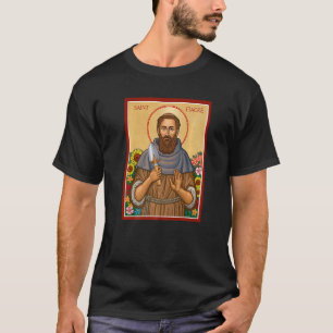 Saint Fiacre Patron Saint Gardeners katholieke Ga T-shirt