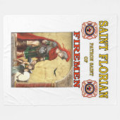 SAINT FLORIAN FLEECE DEKEN (Voorkant (Horizontaal))