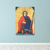Saint Florian, Italiaans, c. 1473-74 Canvas Afdruk (Insitu (Houten vloer))