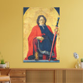 Saint Florian, Italiaans, c. 1473-74 Canvas Afdruk (Insitu (Woonkamer))