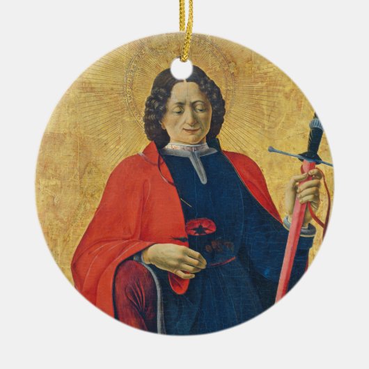 Saint Florian, Italiaans, c. 1473-74 Keramisch Ornament (Voorkant)