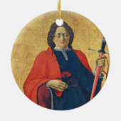 Saint Florian, Italiaans, c. 1473-74 Keramisch Ornament (Achterkant)