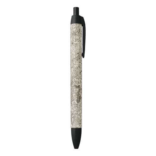 Saint Flour Zwarte Inkt Pen (Achterkant (Verticaal))