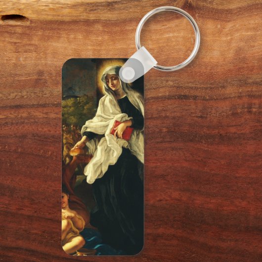 Saint Frances of Rome Sleutelhanger (Achterkant)