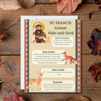 Saint Francis Animal Hide and Seek Spelbord