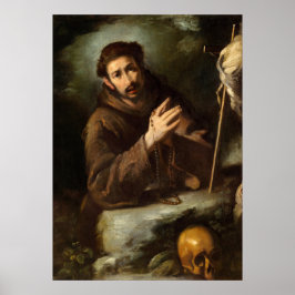 Saint Francis - Bernardo Strozzi Fine Art Poster