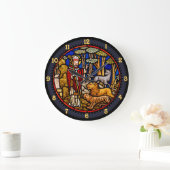 Saint Francis Blessing Beasts Wall Clock Grote Klok (Huis)