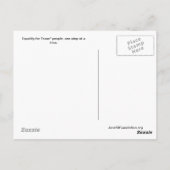 Saint Francis briefkaart (Achterkant)