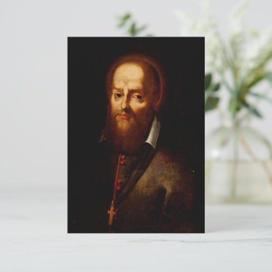 Saint Francis de Sales Bedankkaart (Staand voorkant)