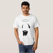 Saint Francis De Sales katholieke baard mannen aan T-shirt (Voorkant volledig)