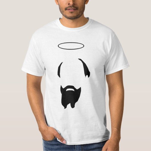 Saint Francis De Sales katholieke baard mannen aan T-shirt (Voorkant)