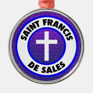 Saint Francis de Sales Metalen Ornament