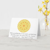 Saint Francis de Sales QUOTE over Angels Kaart (Gele Bloem)