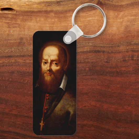 Saint Francis de Sales Sleutelhanger (Achterkant)