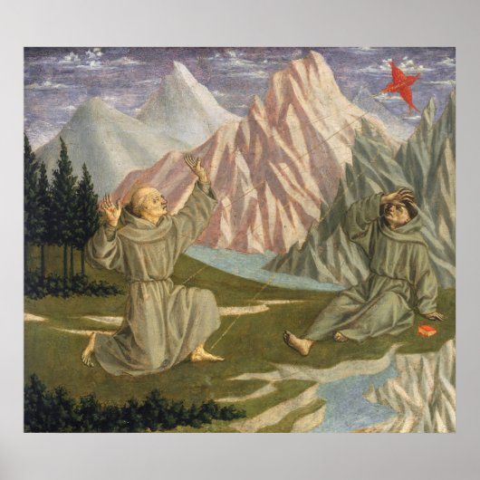 Saint Francis - Domenico Veneziano Fine Art Poster (Voorkant)
