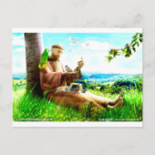 Saint Francis en de preaches van de vogels Briefkaart (Voorkant)