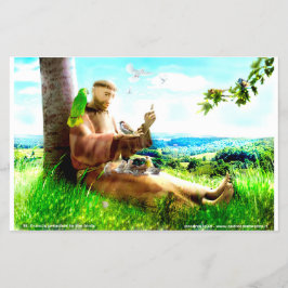 Saint Francis en de preaches van de vogels Flyer