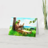 Saint Francis en de preaches van de vogels Kaart (Voorkant)