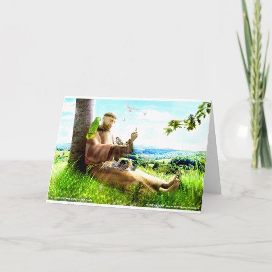 Saint Francis en de preaches van de vogels Kaart (Voorkant)