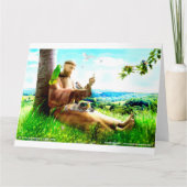 Saint Francis en de preaches van de vogels Kaart (Voorkant)