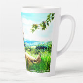 Saint Francis en de preaches van de vogels Latte Mok (Rechts)