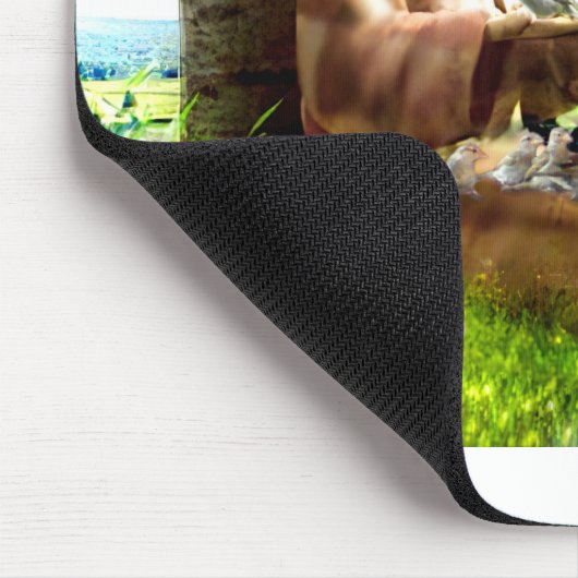 Saint Francis en de preaches van de vogels Muismat (Hoek)