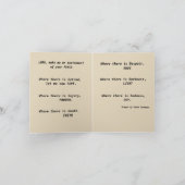 SAINT FRANCIS Folded Note Card Notitiekaartje (Binnen)