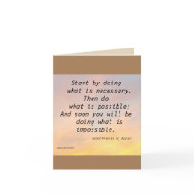 SAINT FRANCIS Folded Note Card