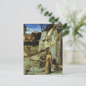 Saint Francis in de woestijn door Giovanni Bellini Briefkaart (Staand voorkant)