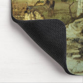 Saint Francis in de woestijn door Giovanni Bellini Muismat (Hoek)