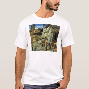 Saint Francis in de woestijn door Giovanni Bellini T-shirt