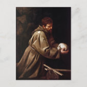 Saint Francis in Prayer - Caravaggio Briefkaart (Voorkant)
