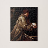 Saint Francis in Prayer - Caravaggio Legpuzzel (Verticaal)