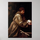 Saint Francis in Prayer - Caravaggio Poster (Voorkant)