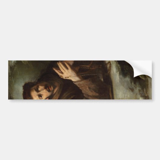 Saint Francis in Prayer (Christelijk geloof) Bumpersticker (Voorkant)