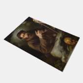 Saint Francis in Prayer (Christelijk geloof) Deurmat (Schuin)