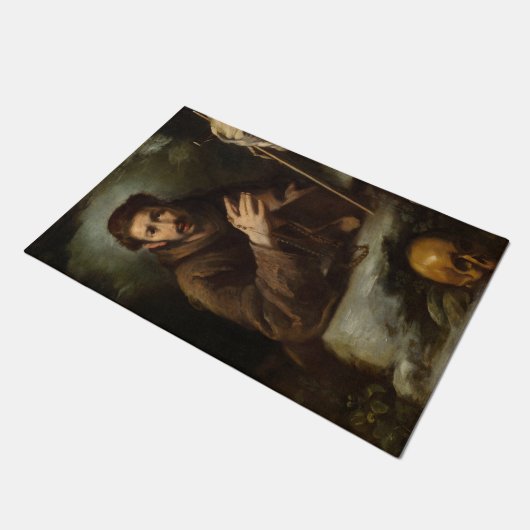 Saint Francis in Prayer (Christelijk geloof) Deurmat (Schuin)