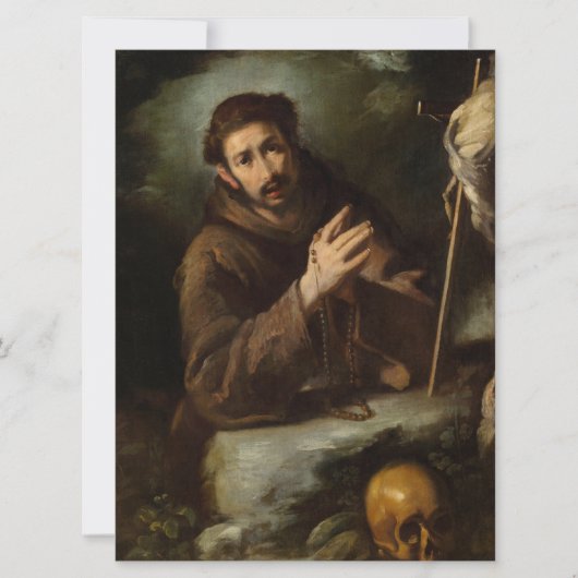 Saint Francis in Prayer (Christelijk geloof) Kaart (Voorkant)
