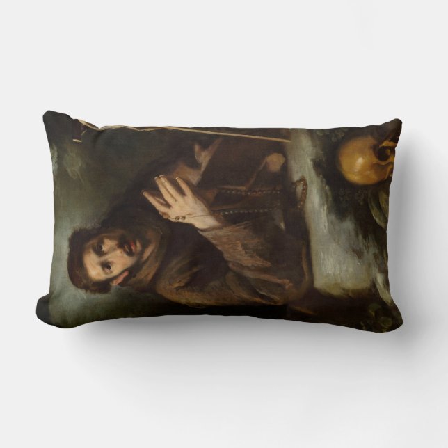 Saint Francis in Prayer (Christelijk geloof) Kussen (Voorkant)